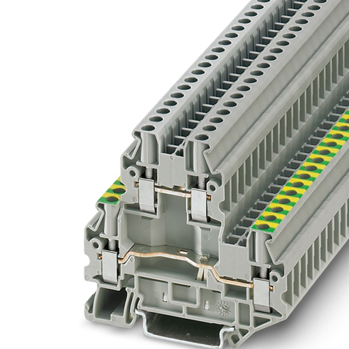 PHOENIX CONTACT -  UTTB 4-PE/N - Feed-through terminal block